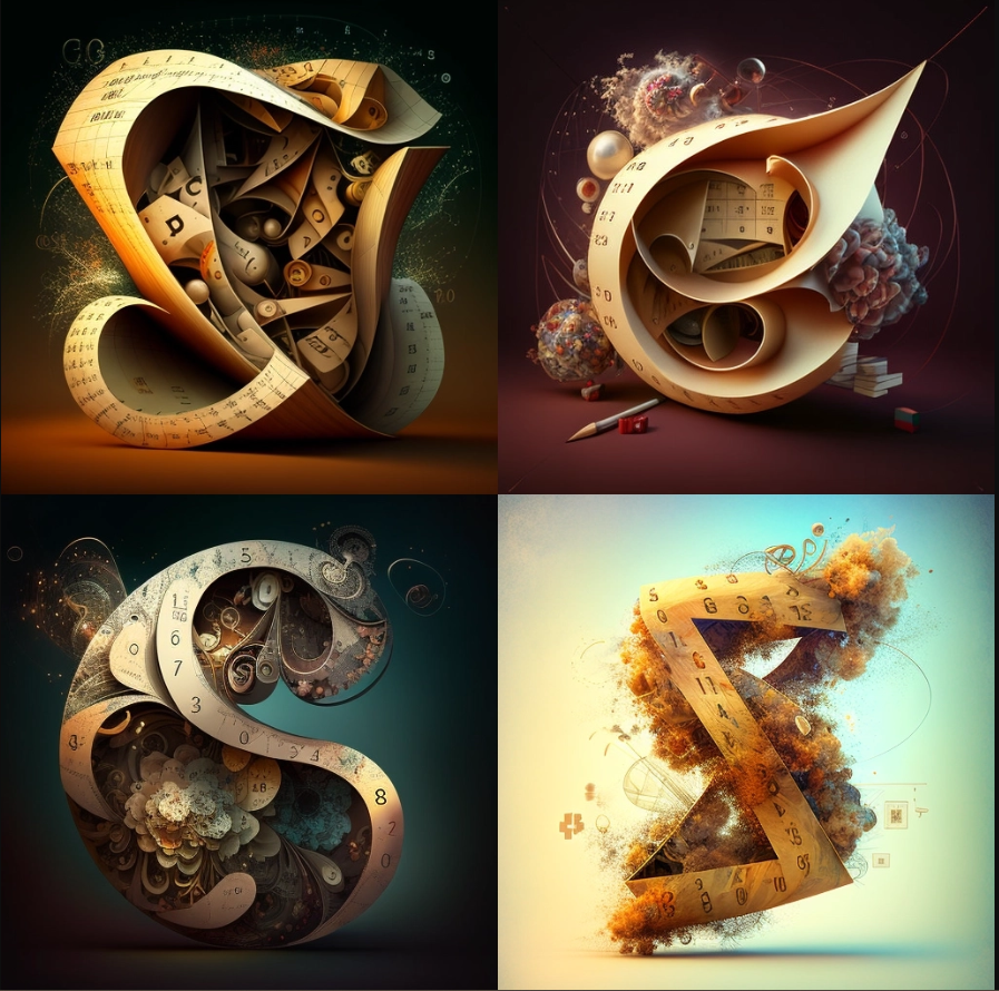 artistic integral illustration