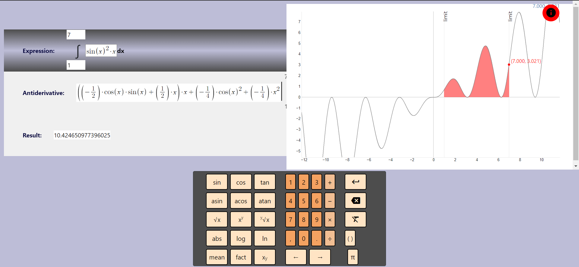 example definite integral